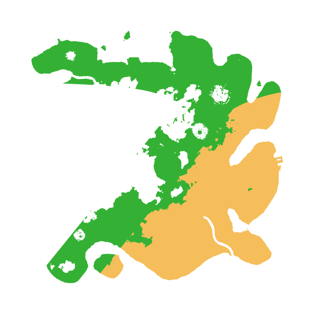 Biome Rust Map: Procedural Map, Size: 3000, Seed: 17171