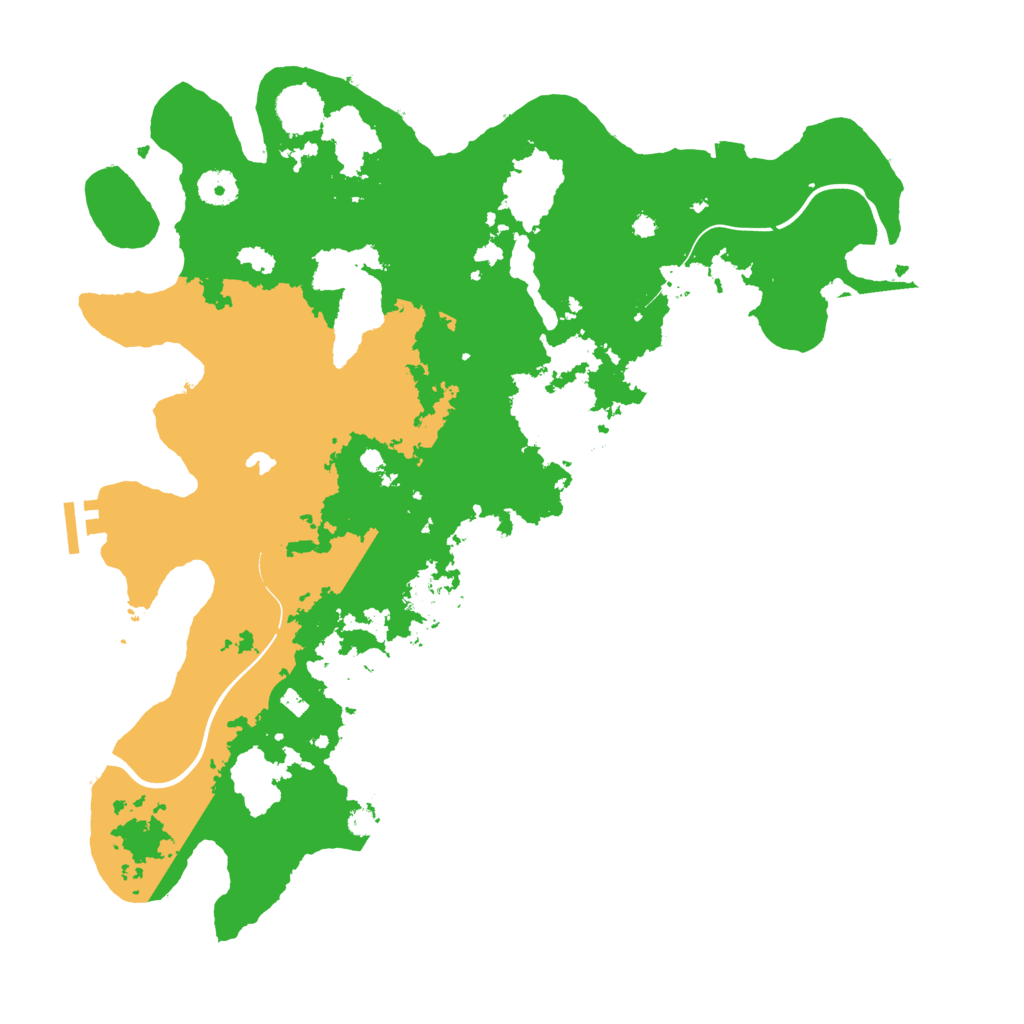 Biome Rust Map: Procedural Map, Size: 4000, Seed: 840697685