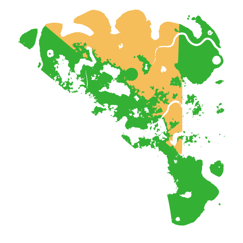 Biome Rust Map: Procedural Map, Size: 5000, Seed: 344067052
