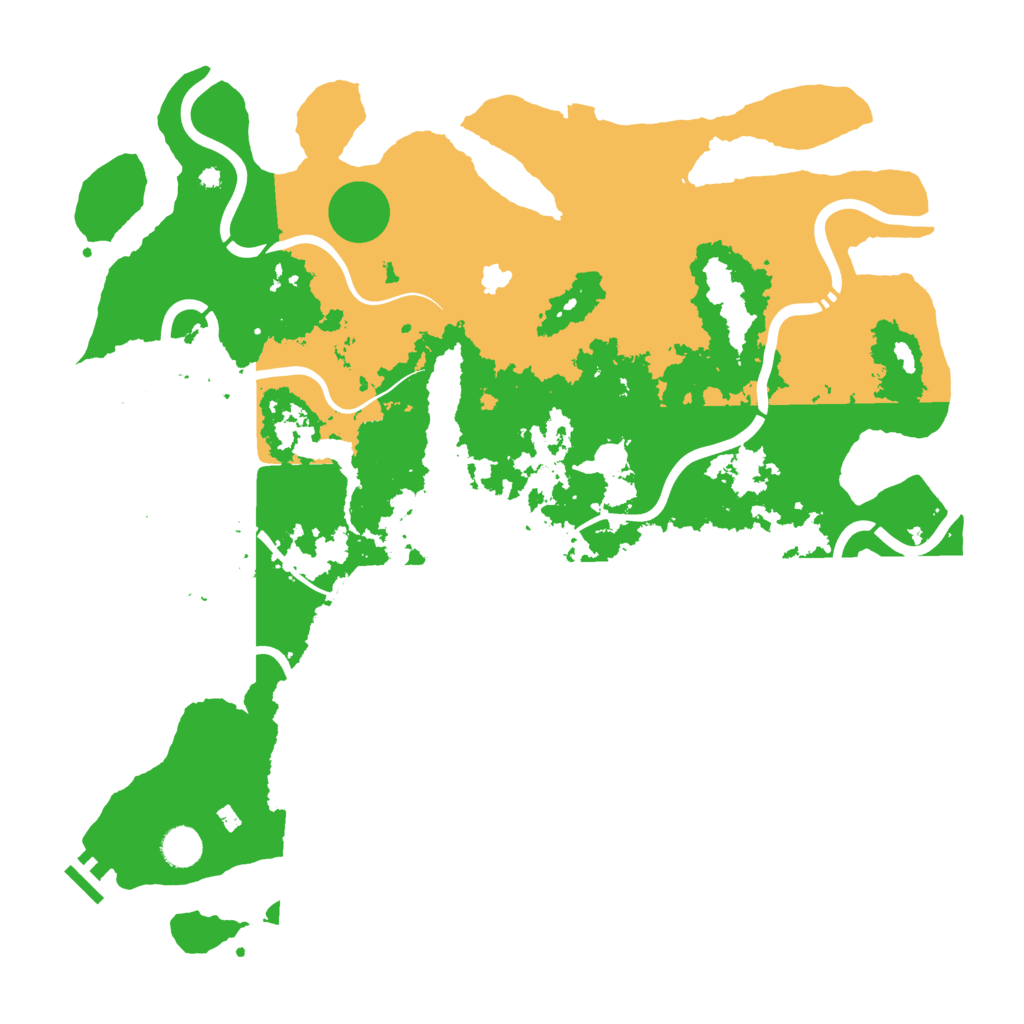 Biome Rust Map: Procedural Map, Size: 4400, Seed: 21302979