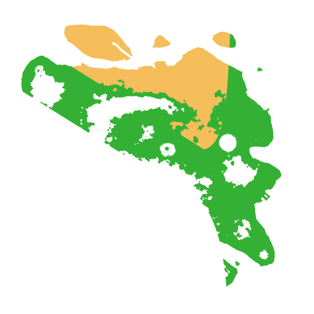 Biome Rust Map: Procedural Map, Size: 3250, Seed: 111179467