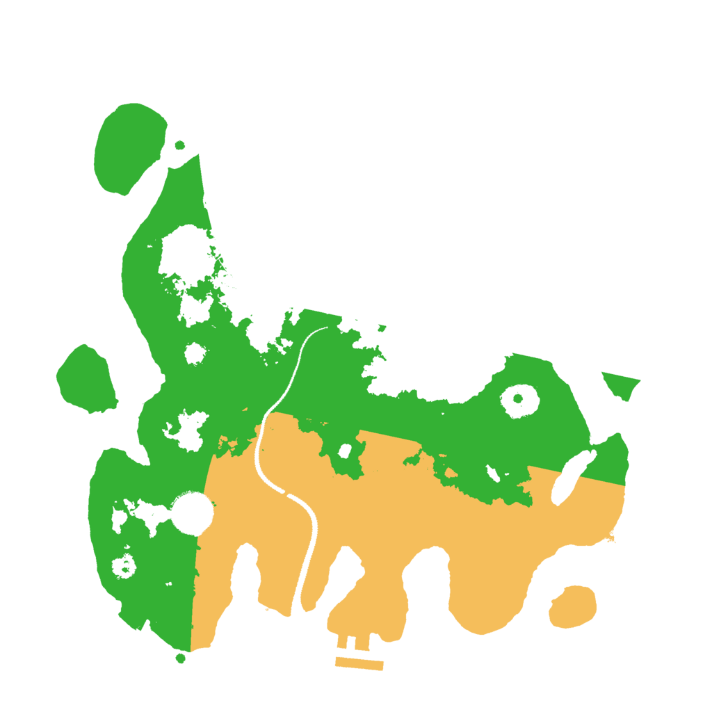 Biome Rust Map: Procedural Map, Size: 3000, Seed: 68685