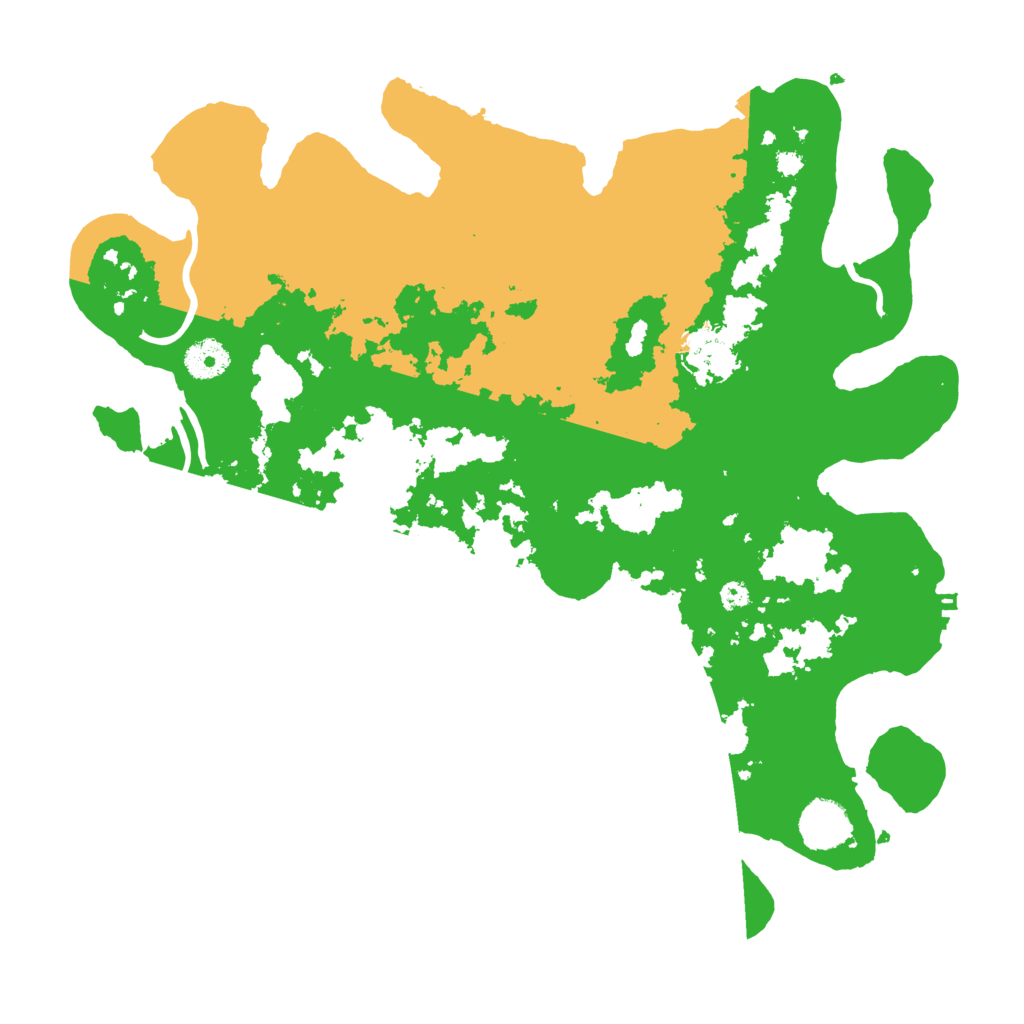 Biome Rust Map: Procedural Map, Size: 3700, Seed: 21360815