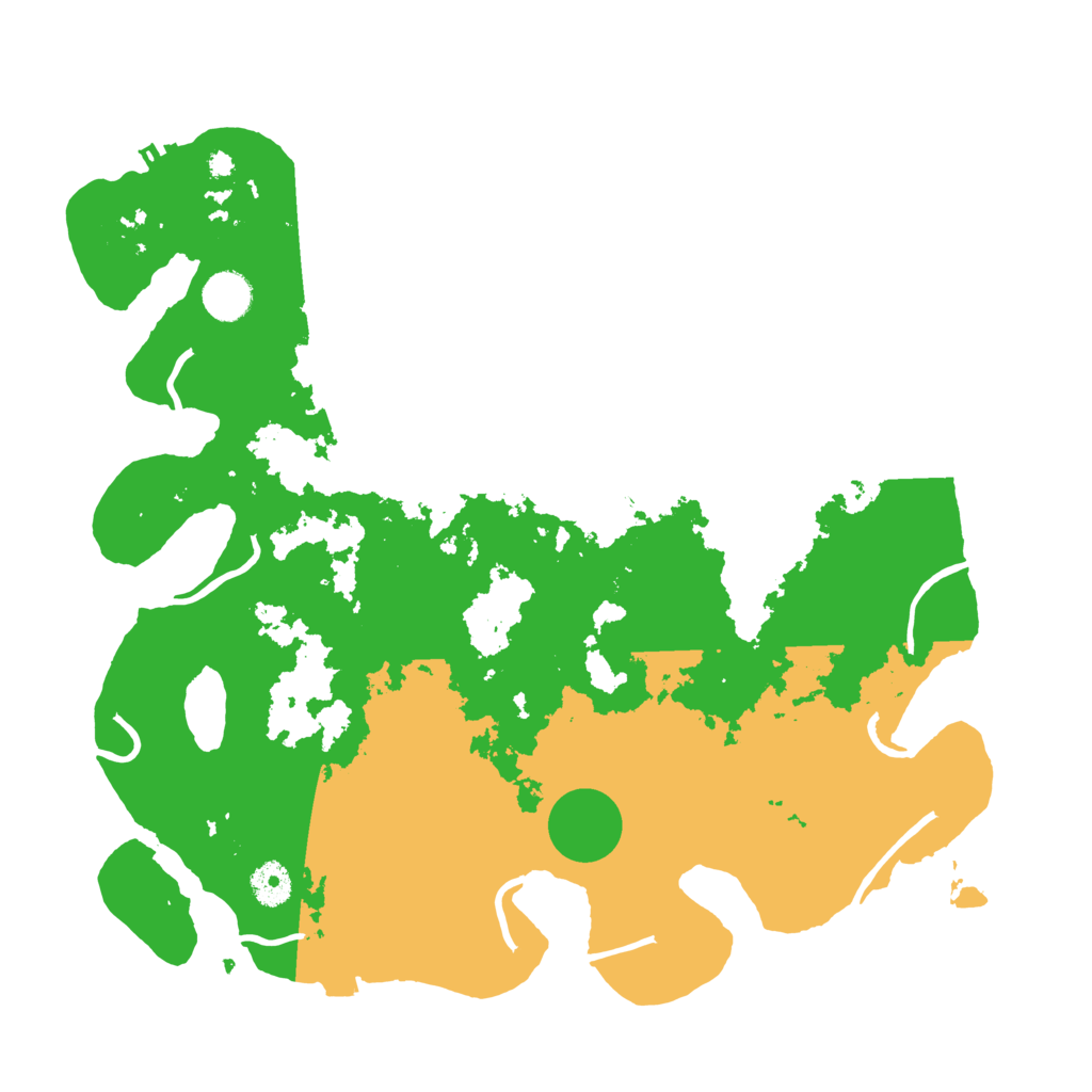 Biome Rust Map: Procedural Map, Size: 3900, Seed: 11358885