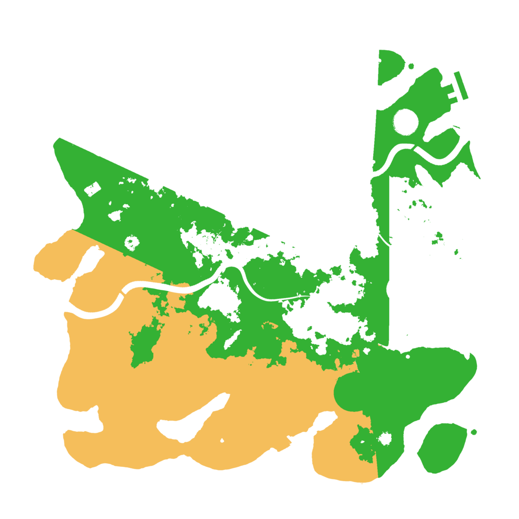 Biome Rust Map: Procedural Map, Size: 3650, Seed: 37646101