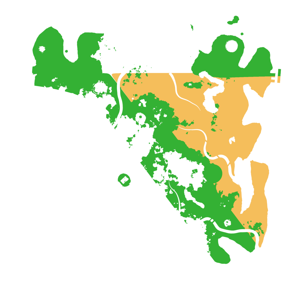 Biome Rust Map: Procedural Map, Size: 4250, Seed: 90694010