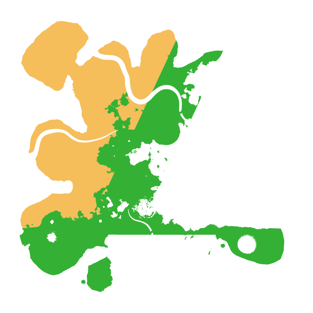 Biome Rust Map: Procedural Map, Size: 3000, Seed: 324000