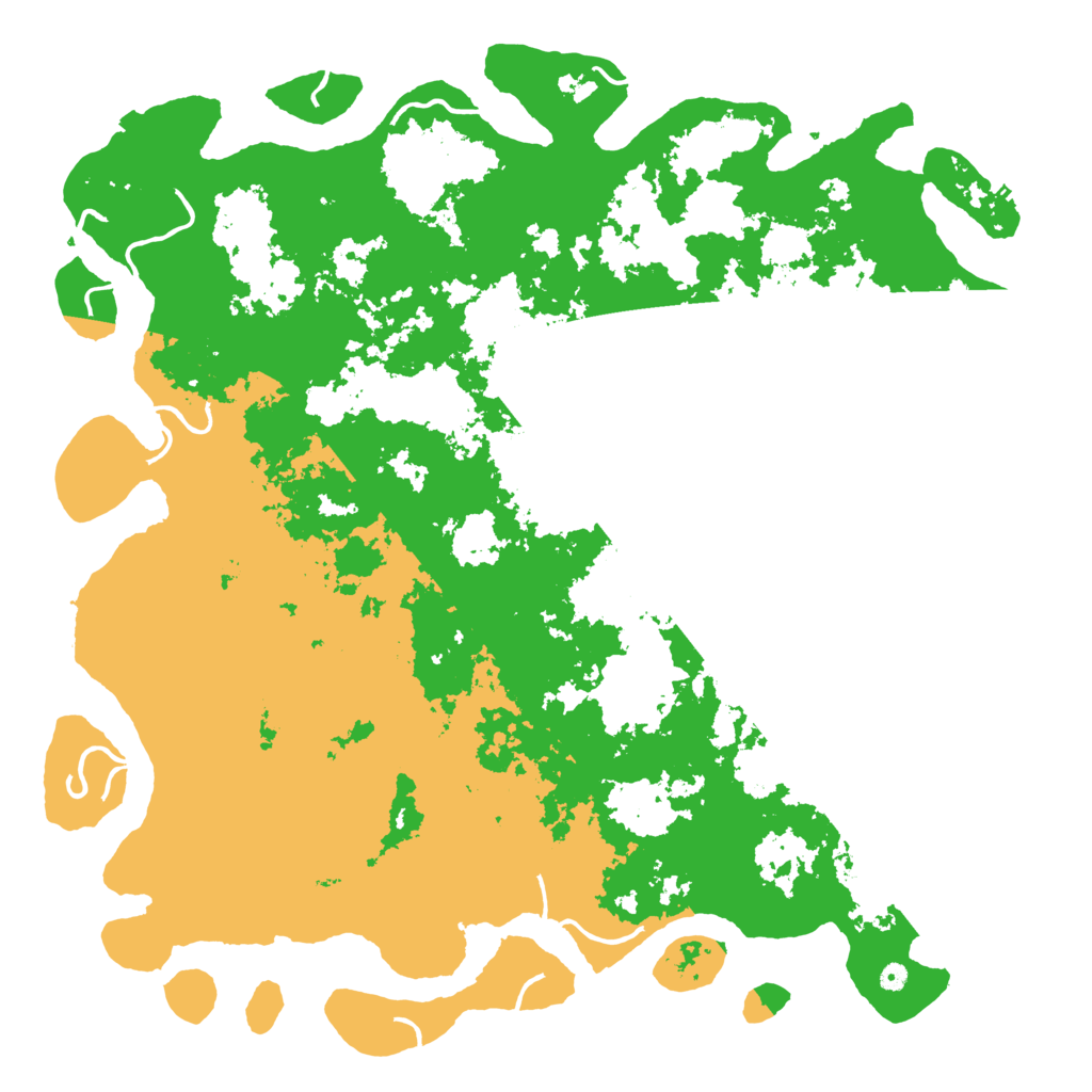 Biome Rust Map: Procedural Map, Size: 6000, Seed: 522723287