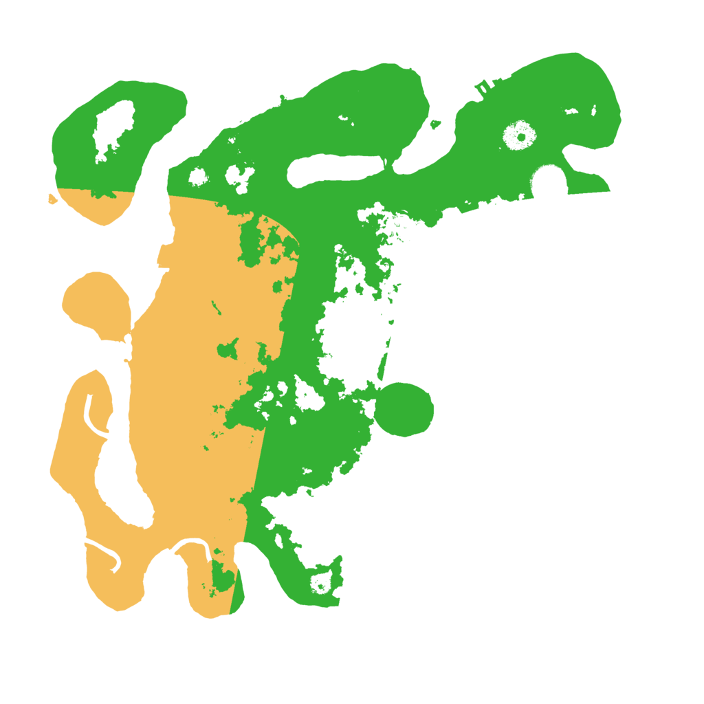 Biome Rust Map: Procedural Map, Size: 3500, Seed: 400709850