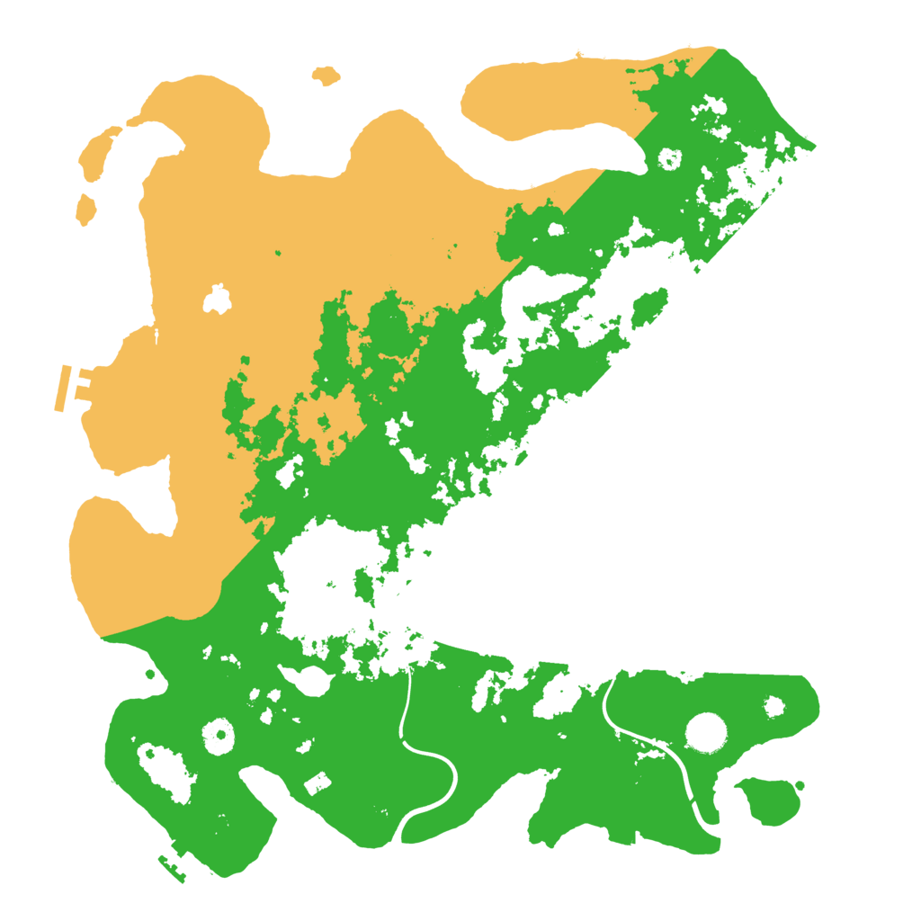 Biome Rust Map: Procedural Map, Size: 4000, Seed: 234147142
