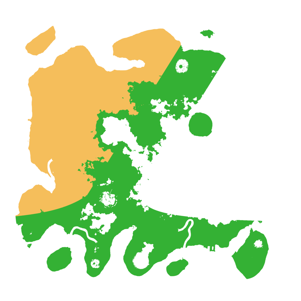 Biome Rust Map: Procedural Map, Size: 3400, Seed: 2145687327