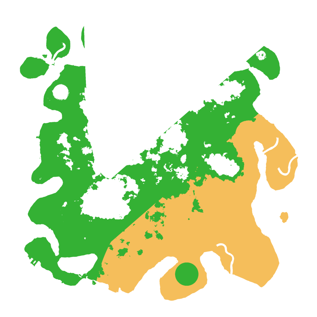 Biome Rust Map: Procedural Map, Size: 3600, Seed: 93130014