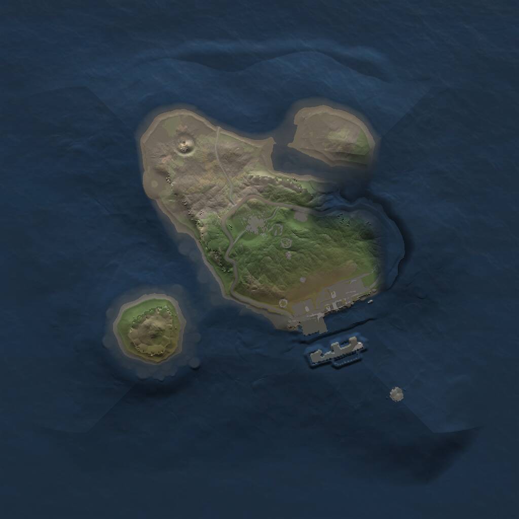 Rust Map: Procedural Map, Size: 1500, Seed: 451566764, 2 Monuments