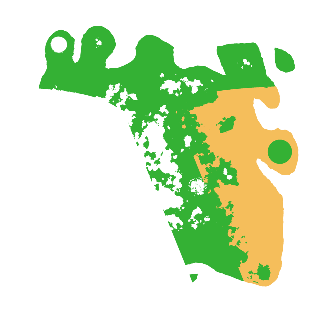 Biome Rust Map: Barren, Size: 3500, Seed: 438564370