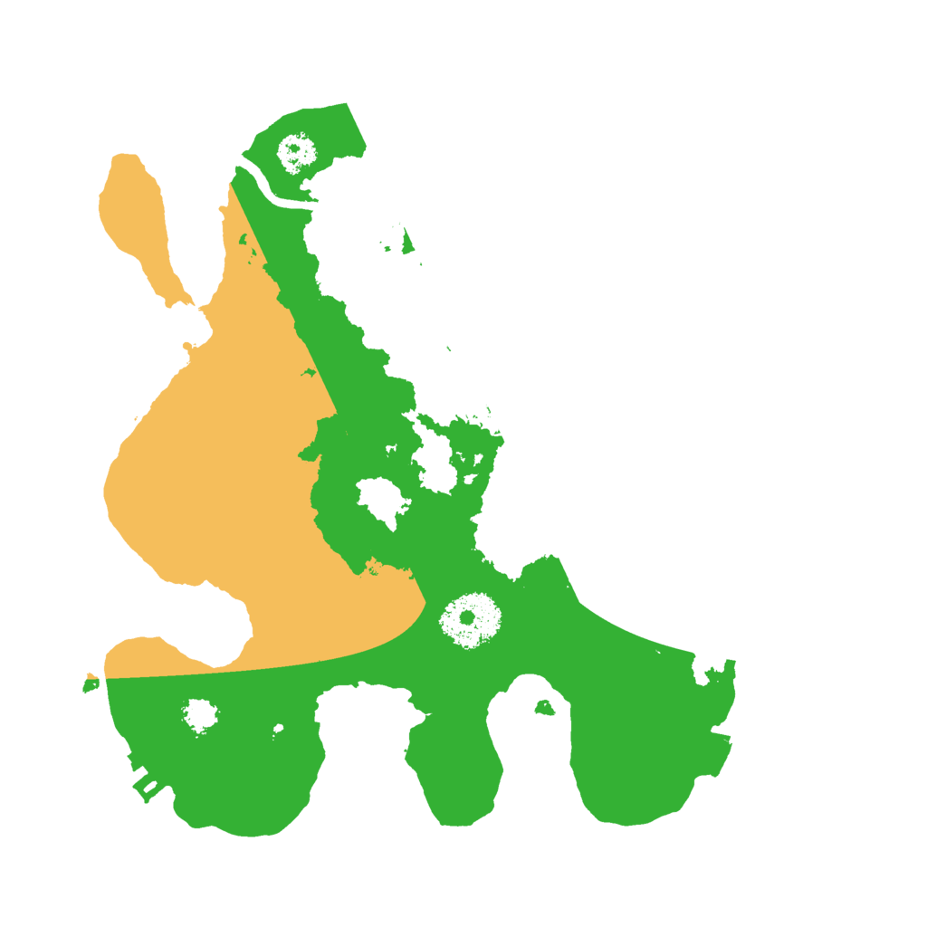 Biome Rust Map: Procedural Map, Size: 2500, Seed: 807361441