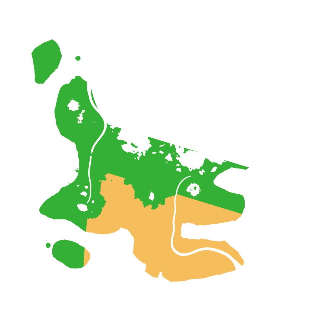 Biome Rust Map: Procedural Map, Size: 2500, Seed: 989898