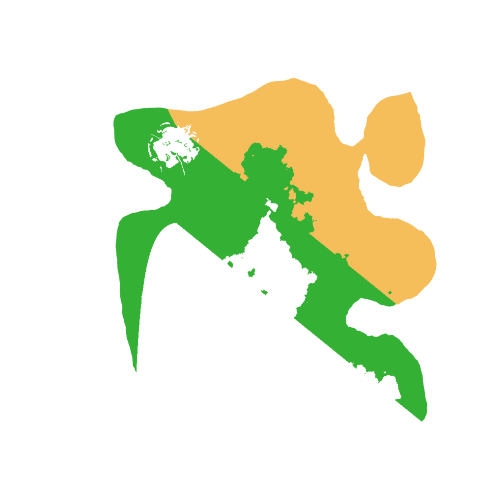 Biome Rust Map: Barren, Size: 2000, Seed: 1764836658