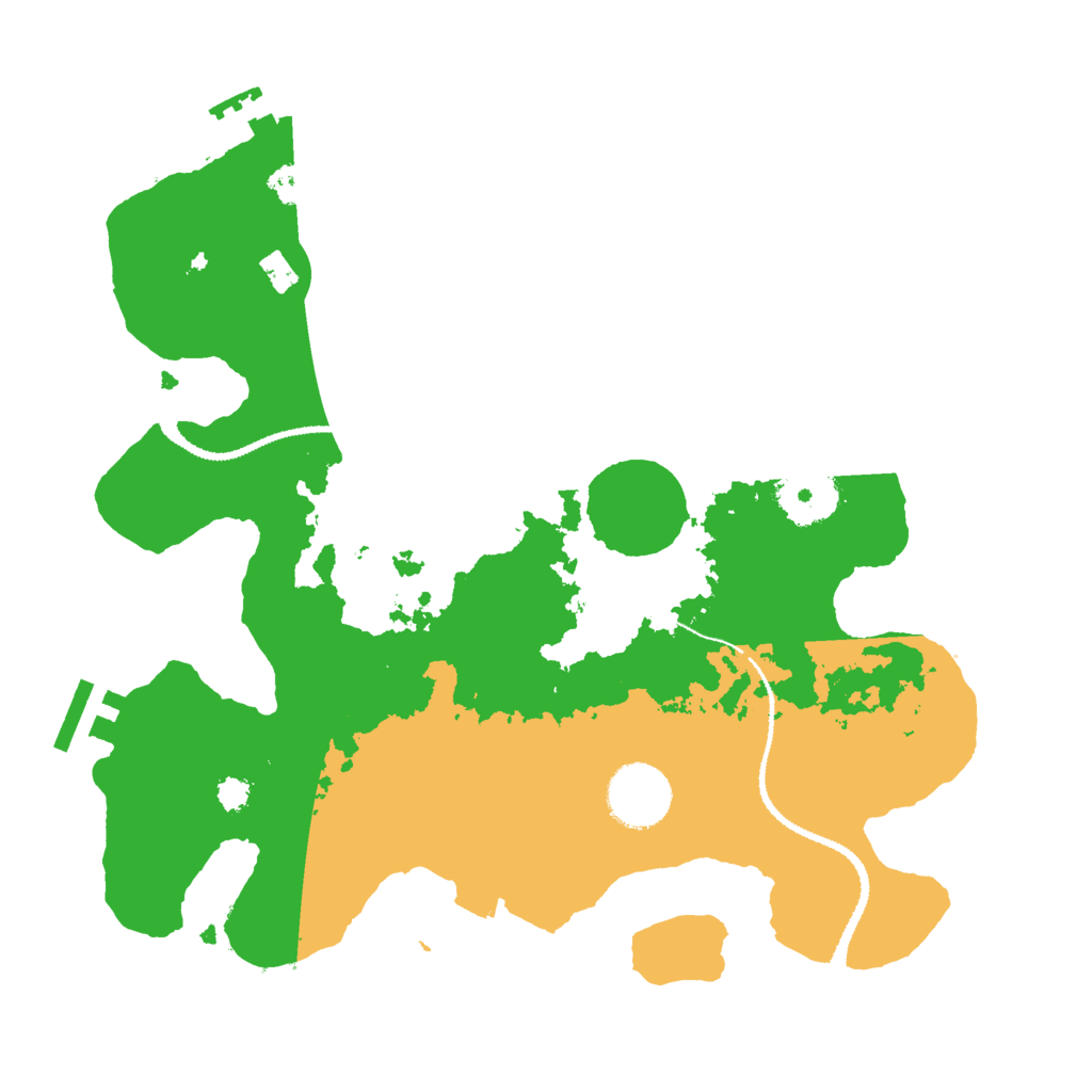 Biome Rust Map: Procedural Map, Size: 3000, Seed: 1194936336