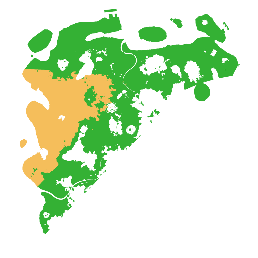 Biome Rust Map: Procedural Map, Size: 4250, Seed: 401356578