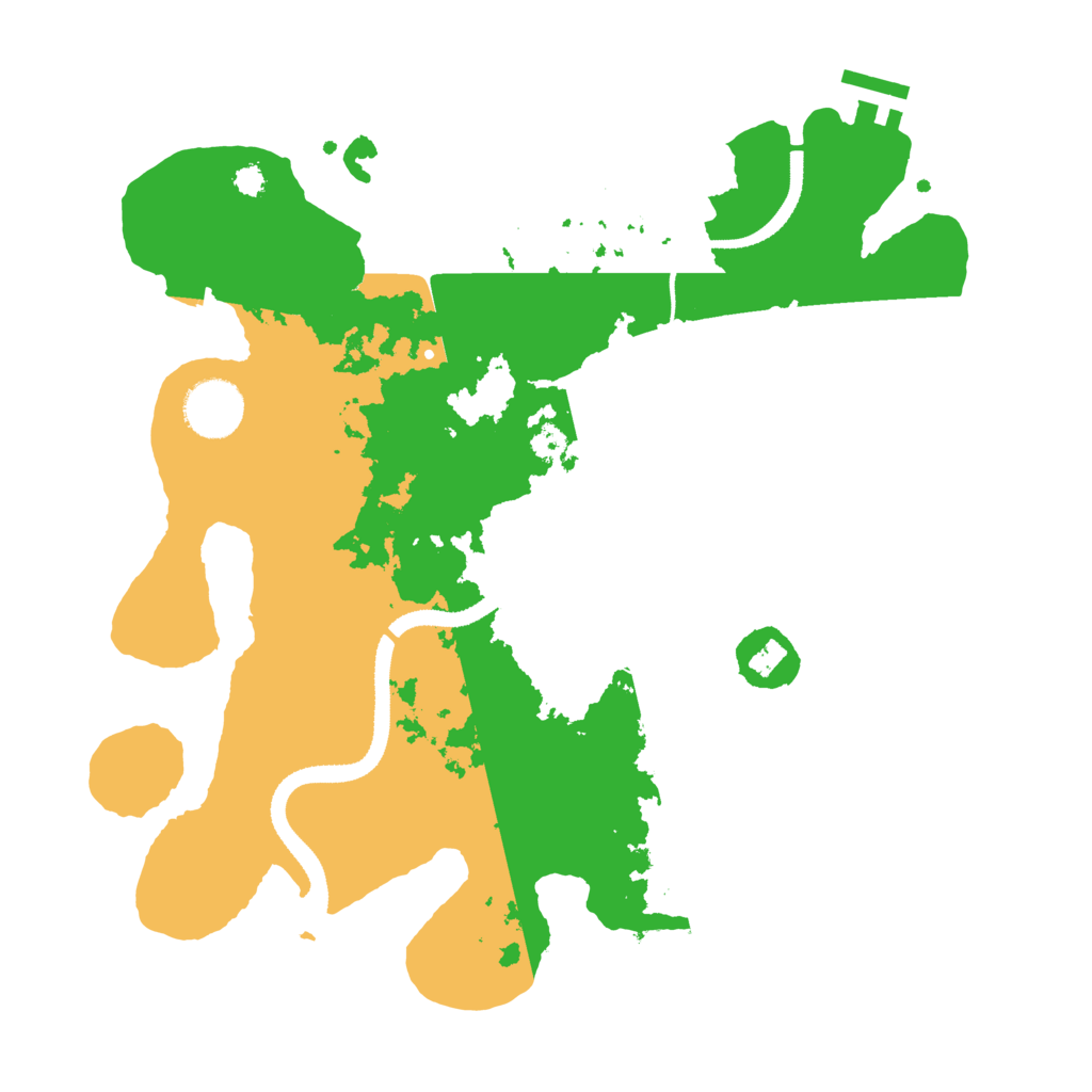 Biome Rust Map: Procedural Map, Size: 3250, Seed: 1783076218