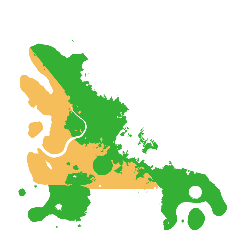 Biome Rust Map: Procedural Map, Size: 3500, Seed: 1621508521
