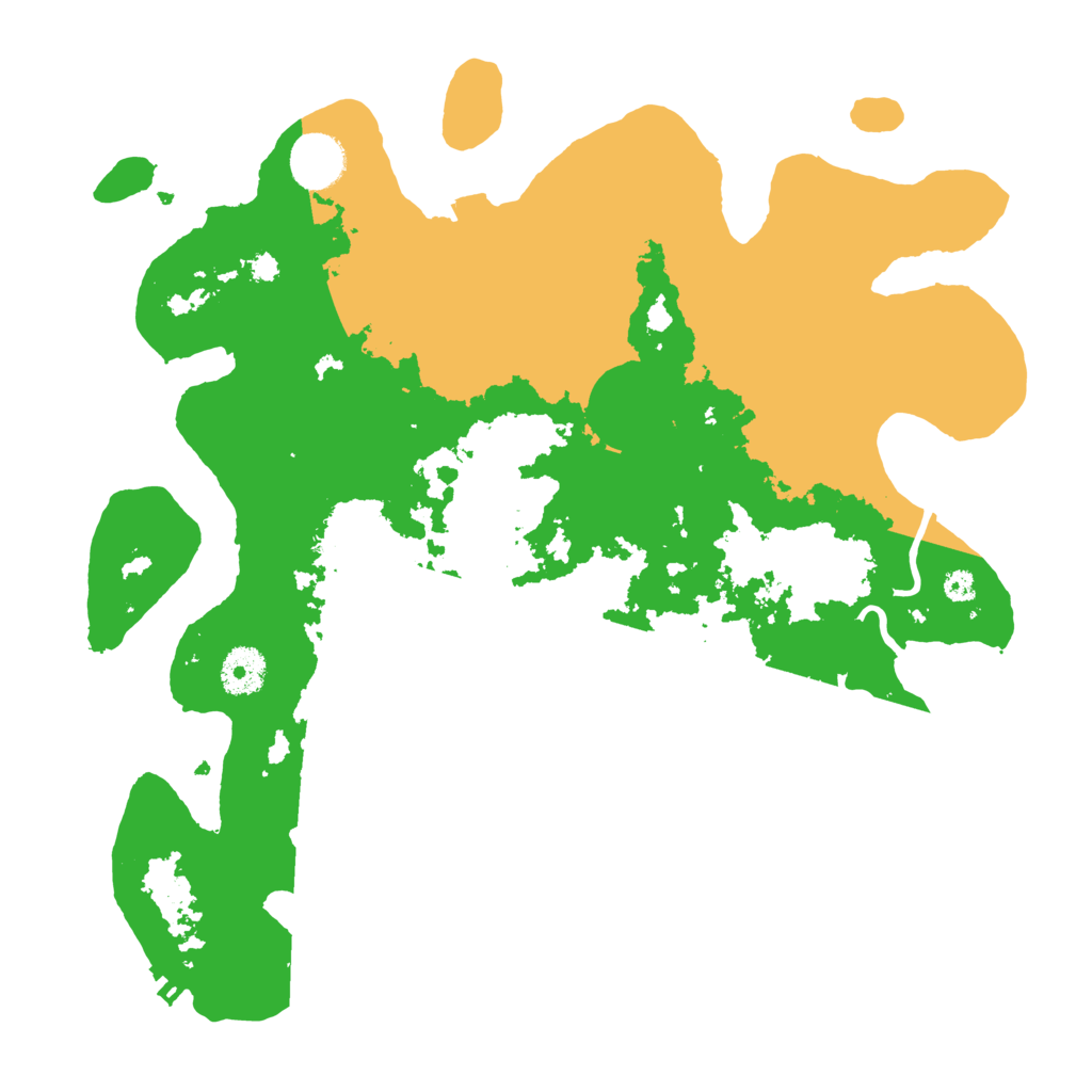 Biome Rust Map: Procedural Map, Size: 3500, Seed: 26260