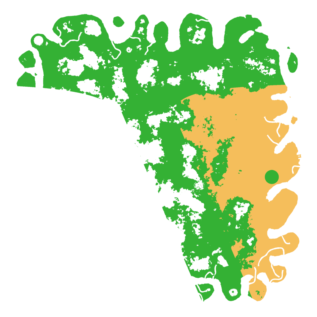 Biome Rust Map: Procedural Map, Size: 6000, Seed: 5791