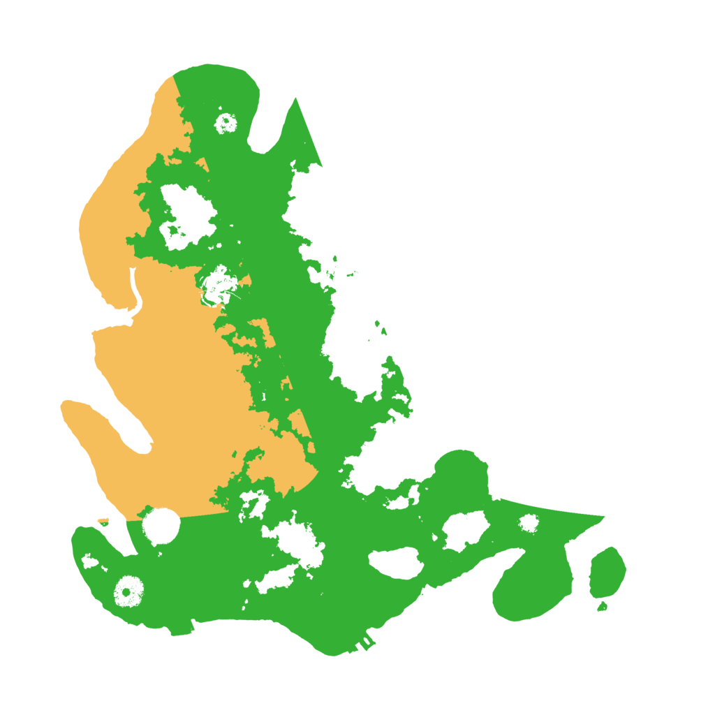 Biome Rust Map: Procedural Map, Size: 3500, Seed: 958591316