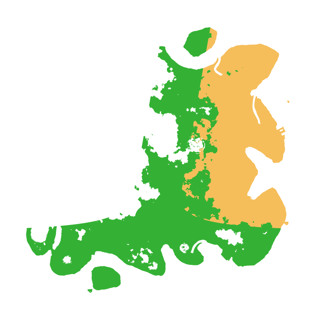 Biome Rust Map: Procedural Map, Size: 3500, Seed: 15436730