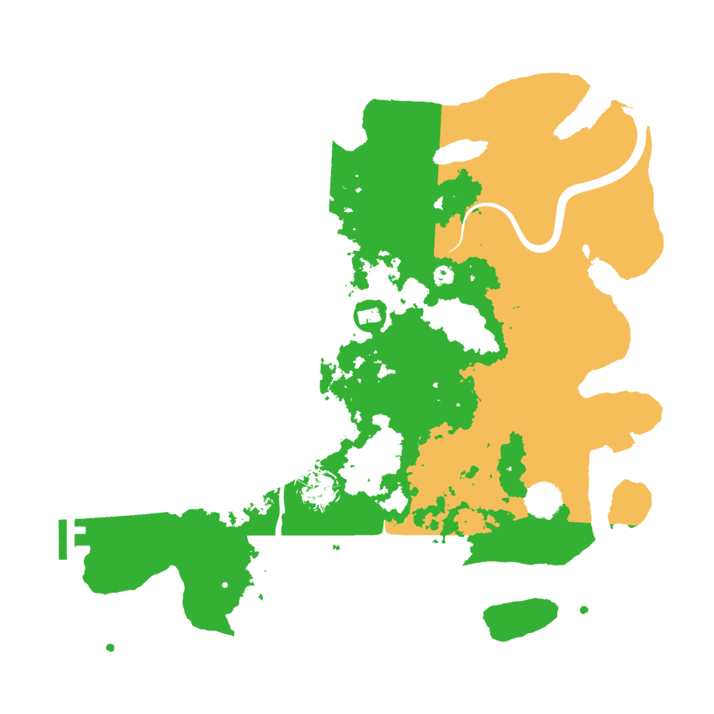Biome Rust Map: Procedural Map, Size: 3500, Seed: 1928970035