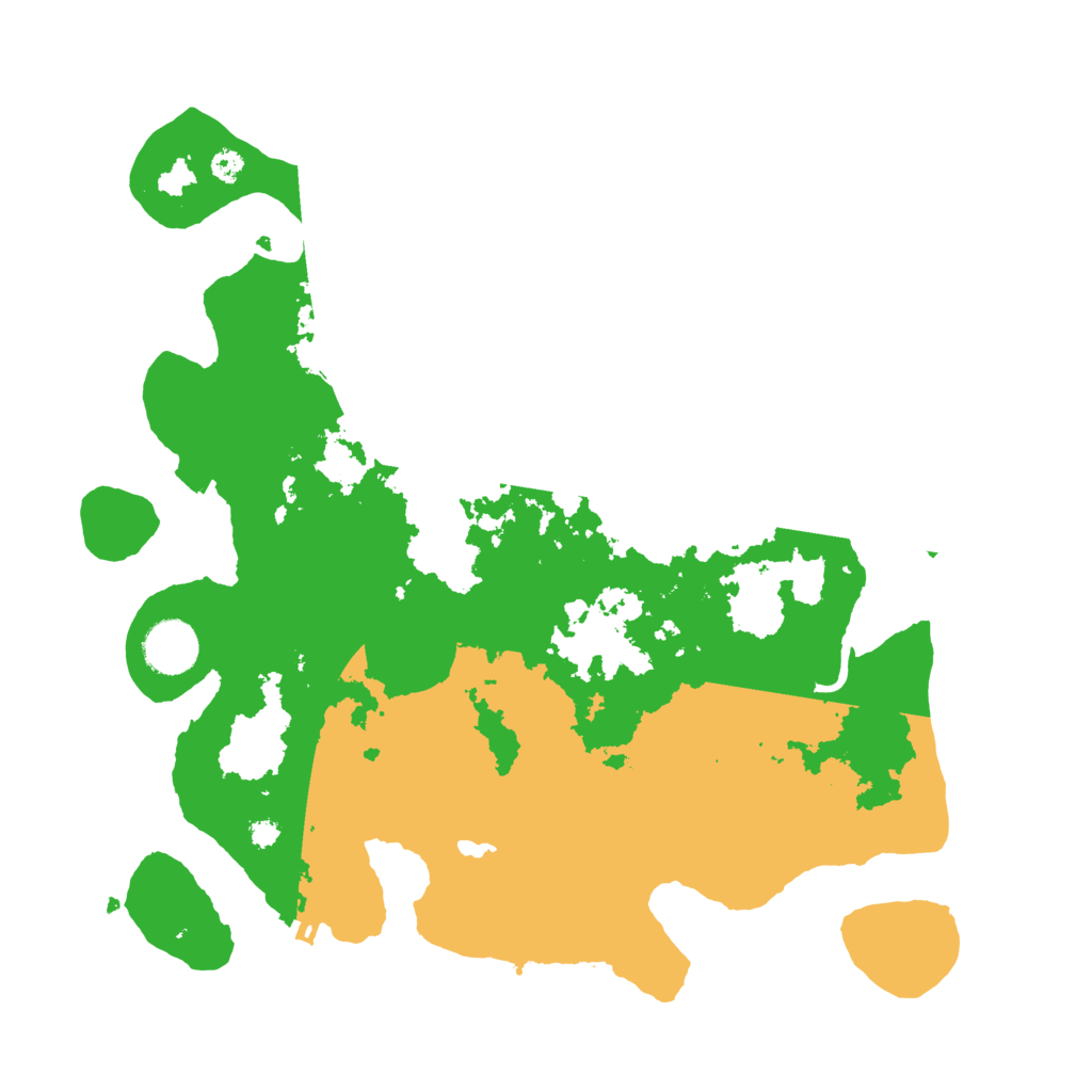 Biome Rust Map: Procedural Map, Size: 3500, Seed: 251052648