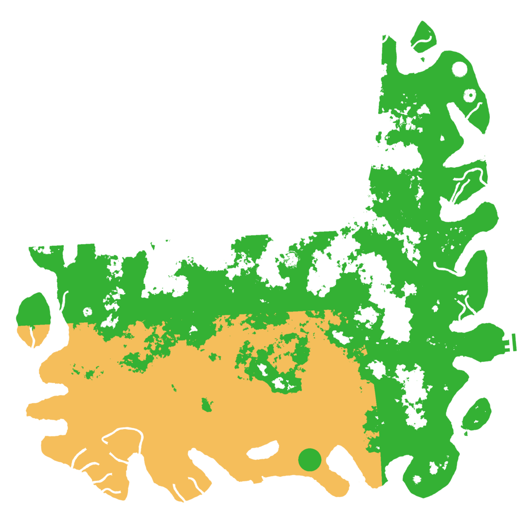 Biome Rust Map: Procedural Map, Size: 6000, Seed: 1919197148