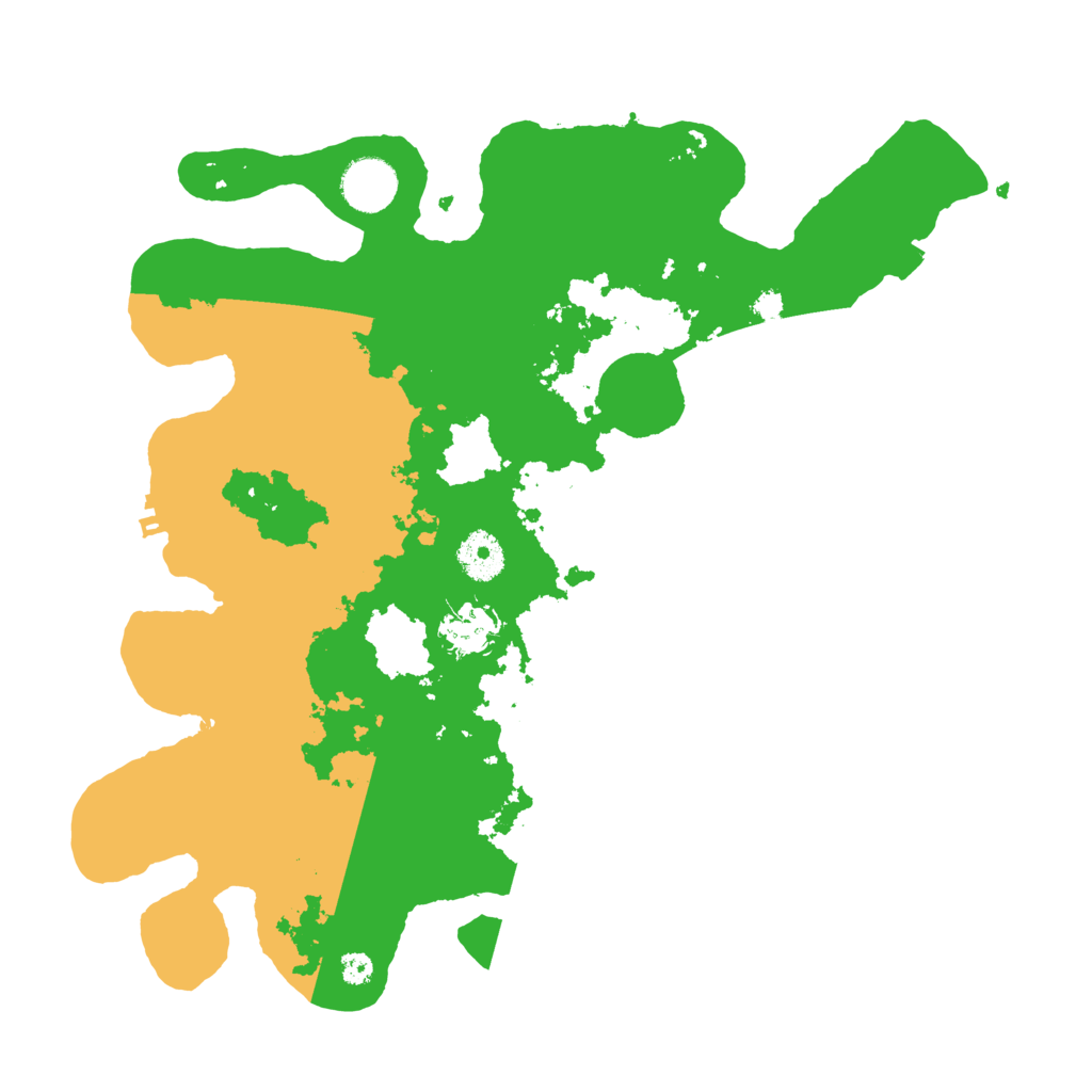 Biome Rust Map: Procedural Map, Size: 3500, Seed: 576748004