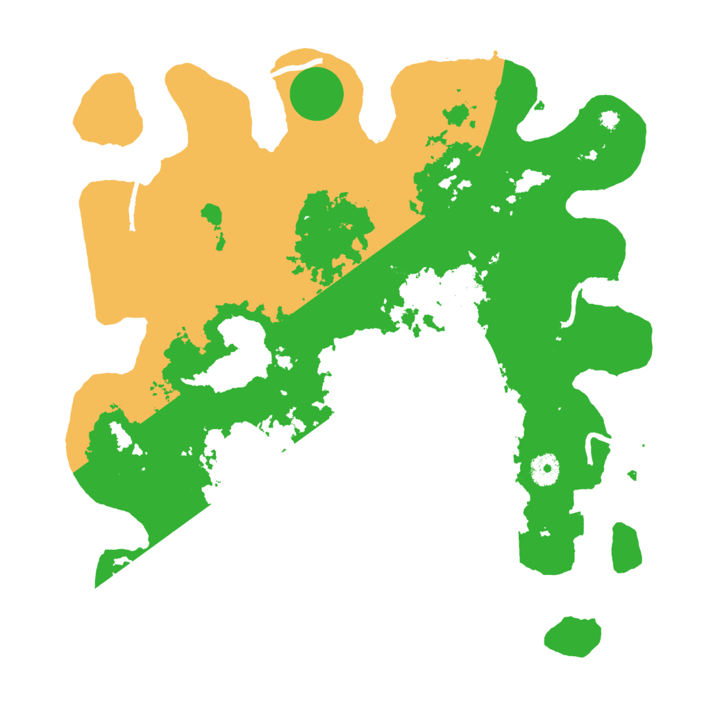 Biome Rust Map: Procedural Map, Size: 3500, Seed: 1996513080