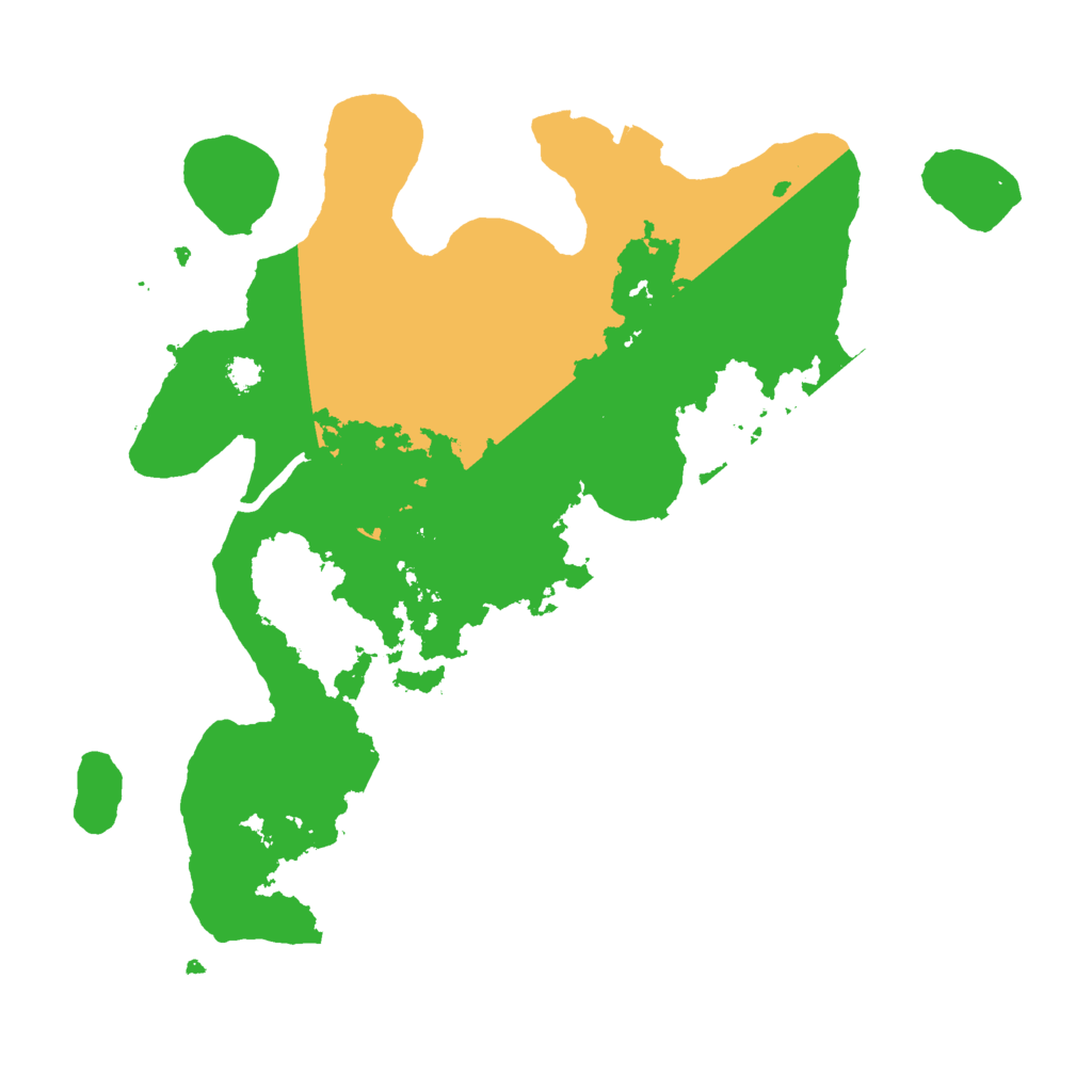 Biome Rust Map: Procedural Map, Size: 3000, Seed: 160050513