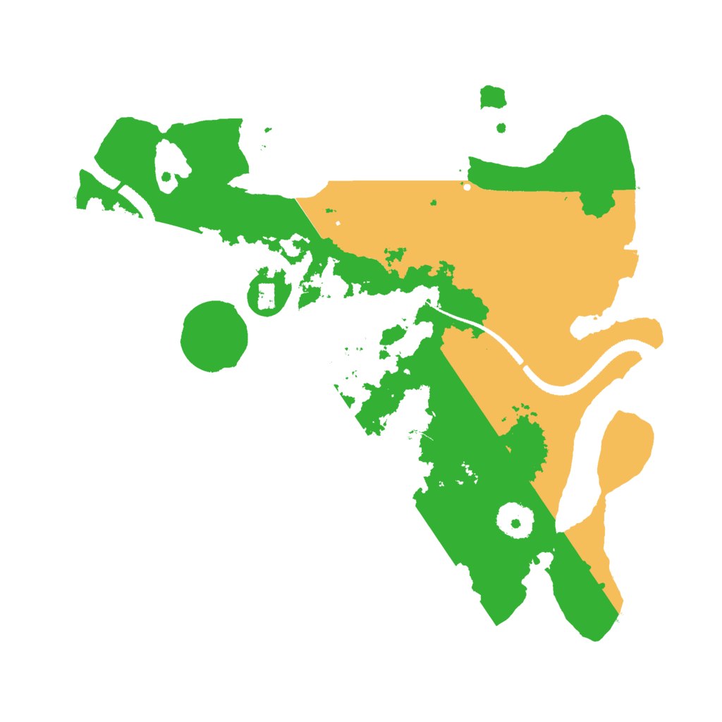 Biome Rust Map: Procedural Map, Size: 3000, Seed: 9610
