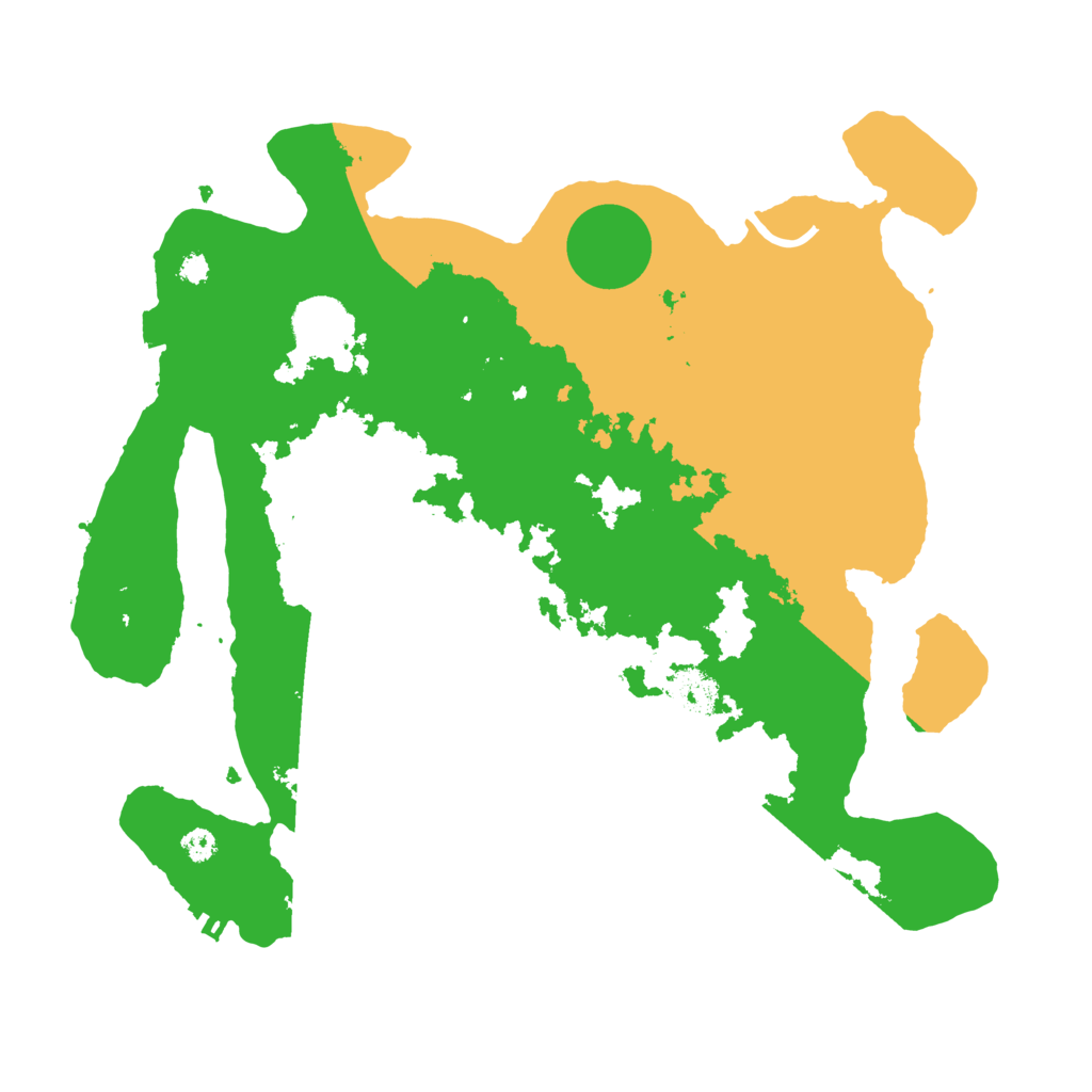 Biome Rust Map: Procedural Map, Size: 3400, Seed: 525710411