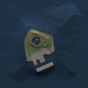 Thumbnail Rust Map: Procedural Map, Size: 1001, Seed: 1, 2 Monuments