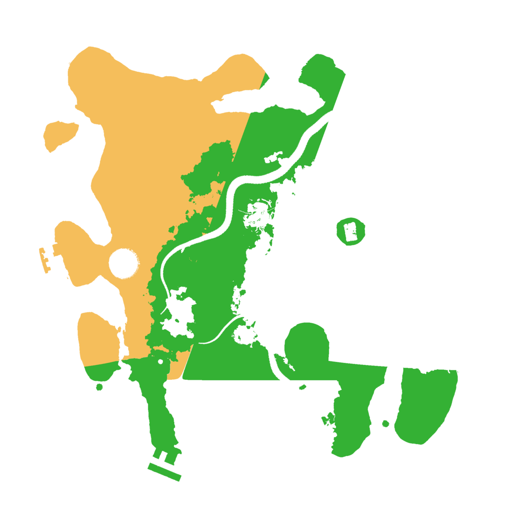 Biome Rust Map: Procedural Map, Size: 3000, Seed: 146614146