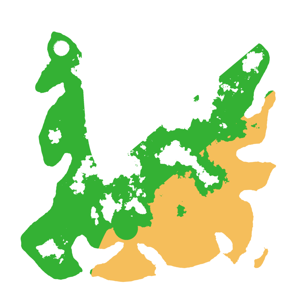 Biome Rust Map: Barren, Size: 3500, Seed: 189798789