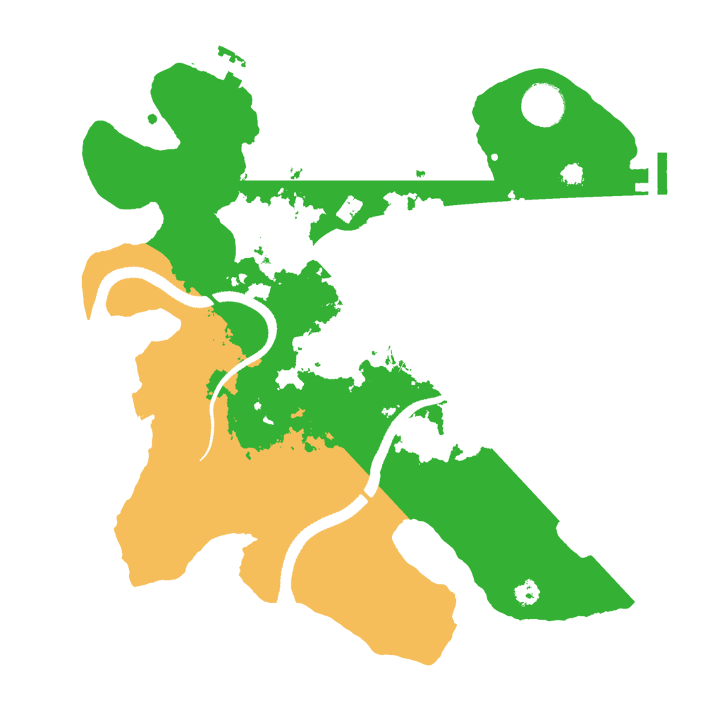 Biome Rust Map: Procedural Map, Size: 3000, Seed: 2106854766