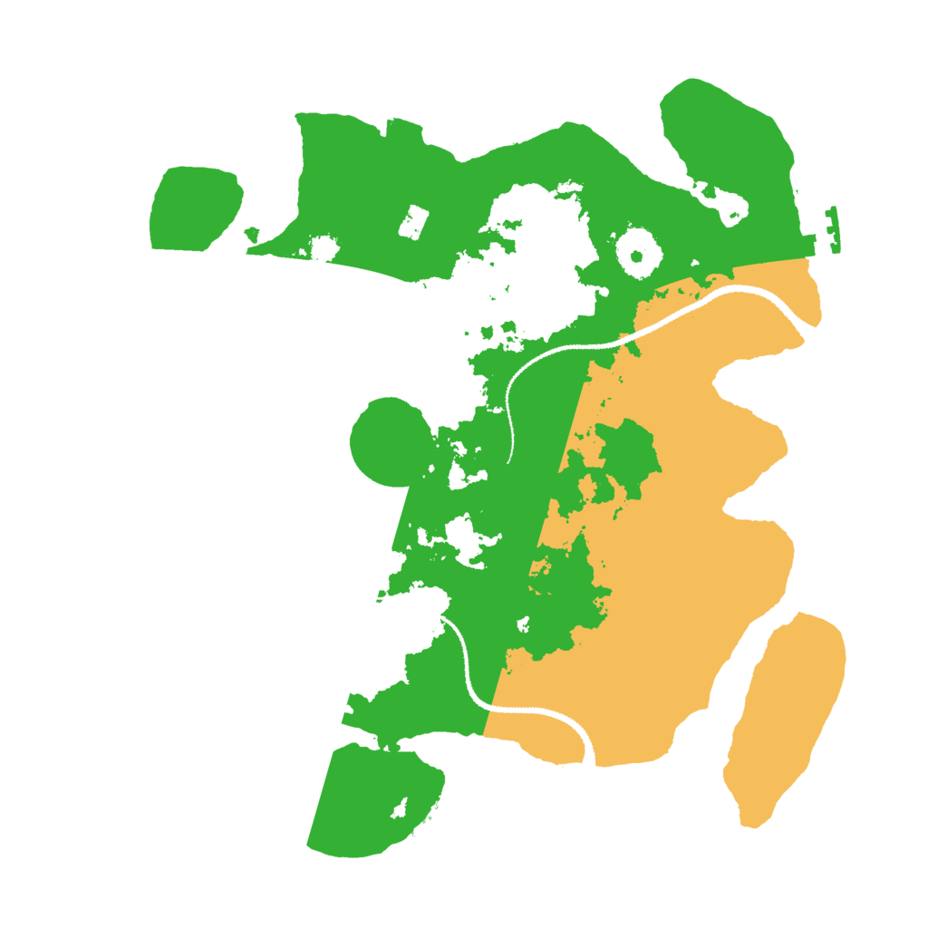 Biome Rust Map: Procedural Map, Size: 3000, Seed: 28213