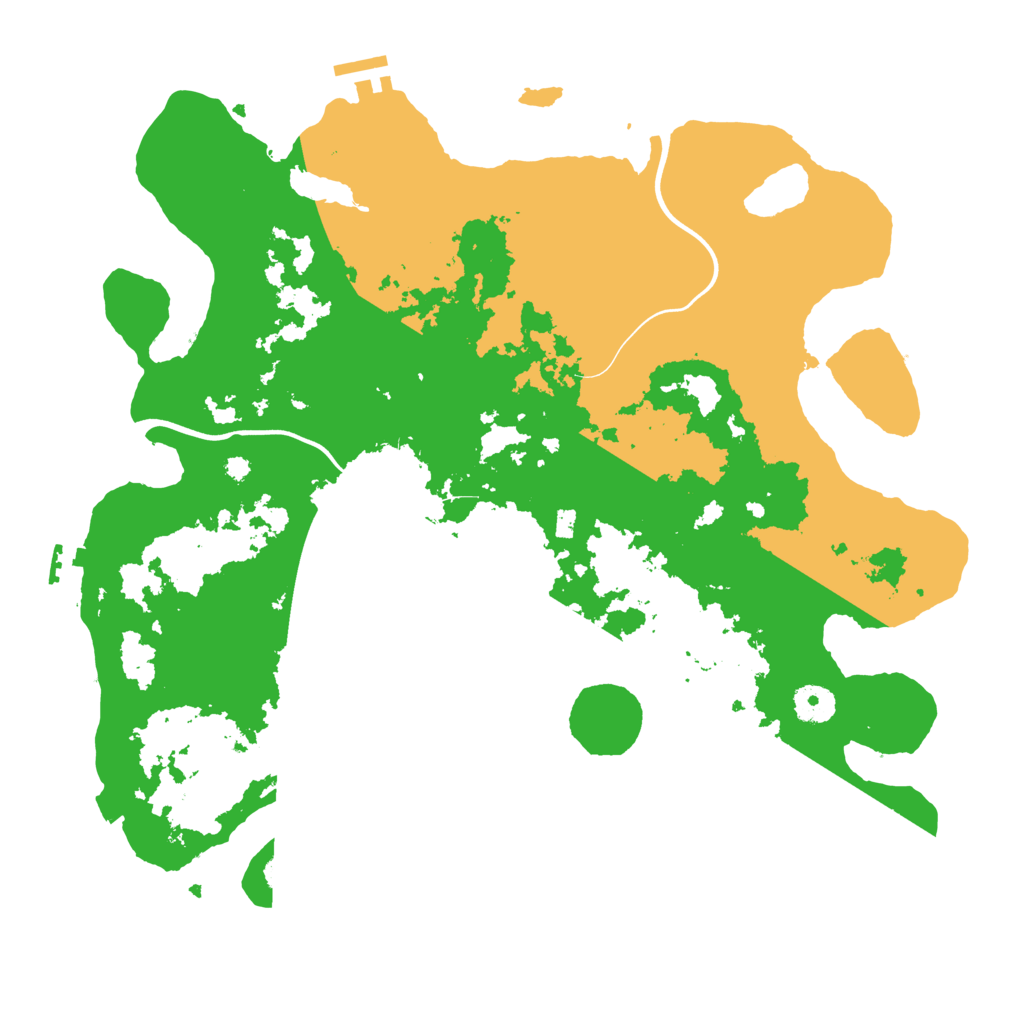 Biome Rust Map: Procedural Map, Size: 3850, Seed: 76129383