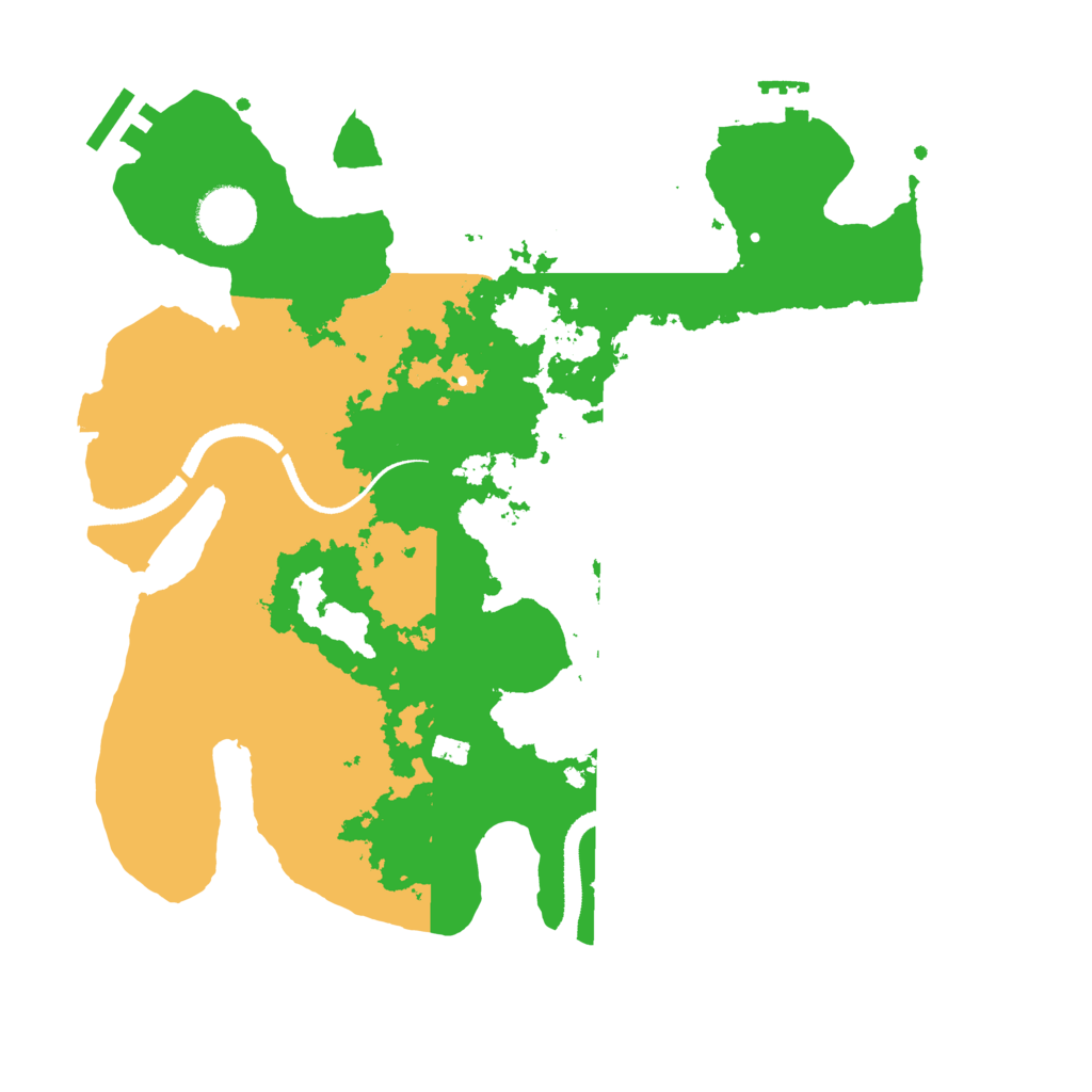 Biome Rust Map: Procedural Map, Size: 3250, Seed: 461391353