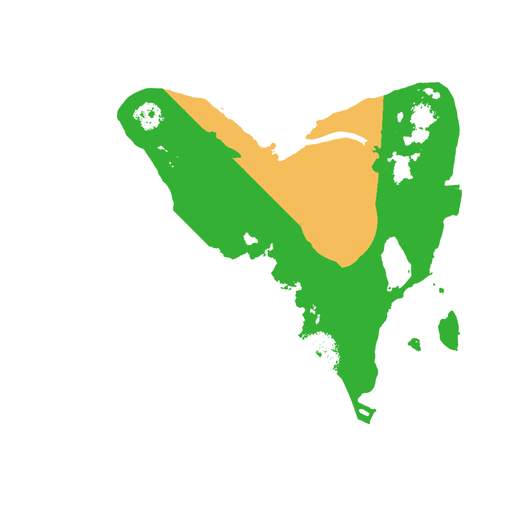 Biome Rust Map: Procedural Map, Size: 2000, Seed: 1369107347