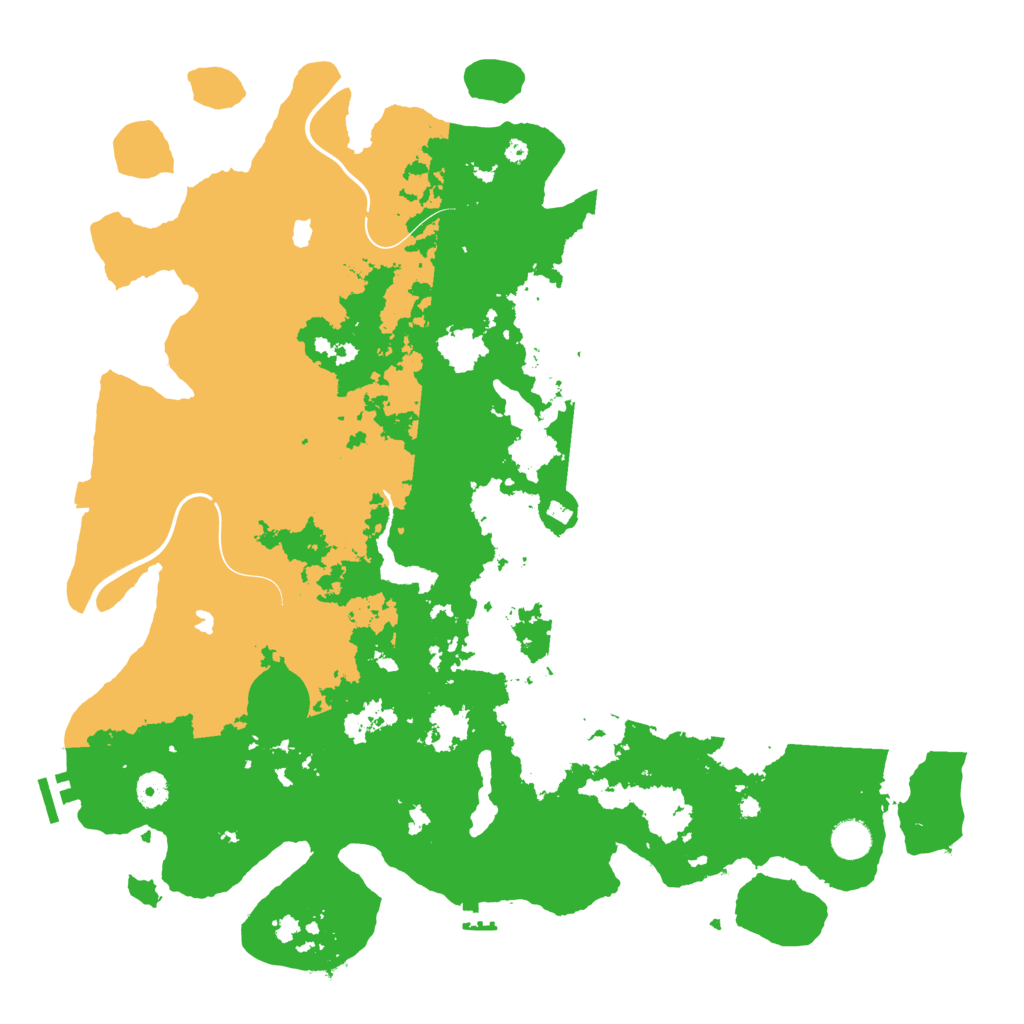 Biome Rust Map: Procedural Map, Size: 4500, Seed: 871768173