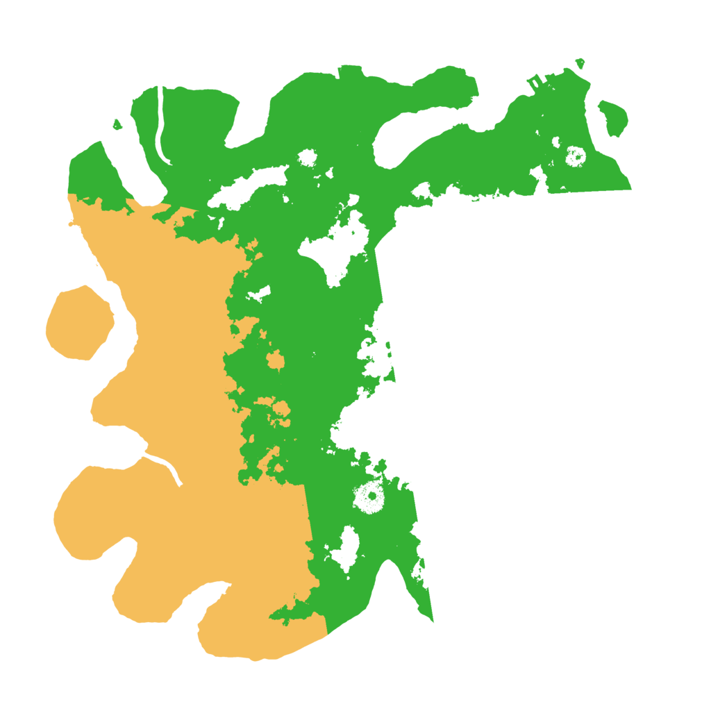 Biome Rust Map: Procedural Map, Size: 3500, Seed: 740437974