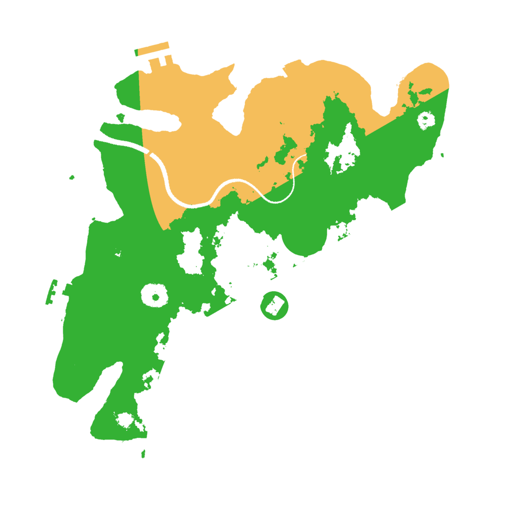 Biome Rust Map: Procedural Map, Size: 3000, Seed: 1152208003