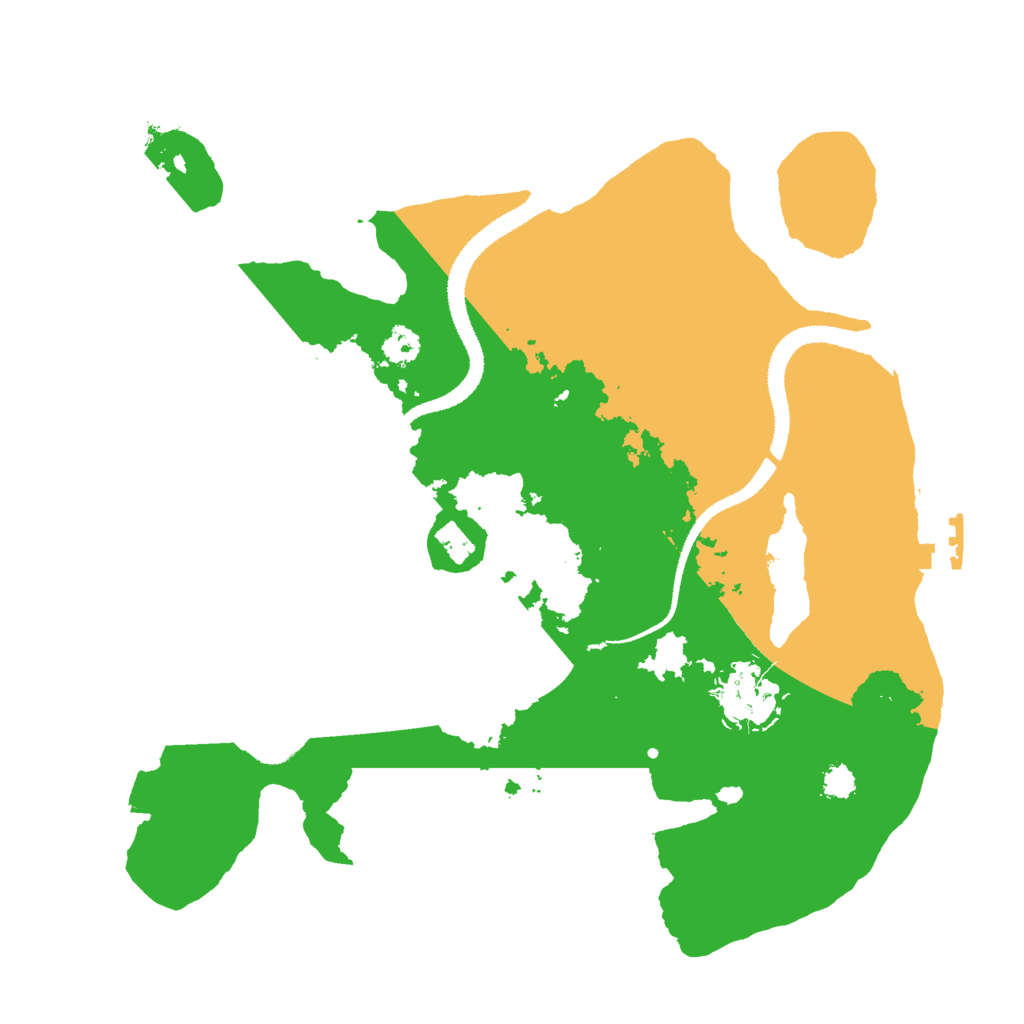 Biome Rust Map: Procedural Map, Size: 2800, Seed: 974245