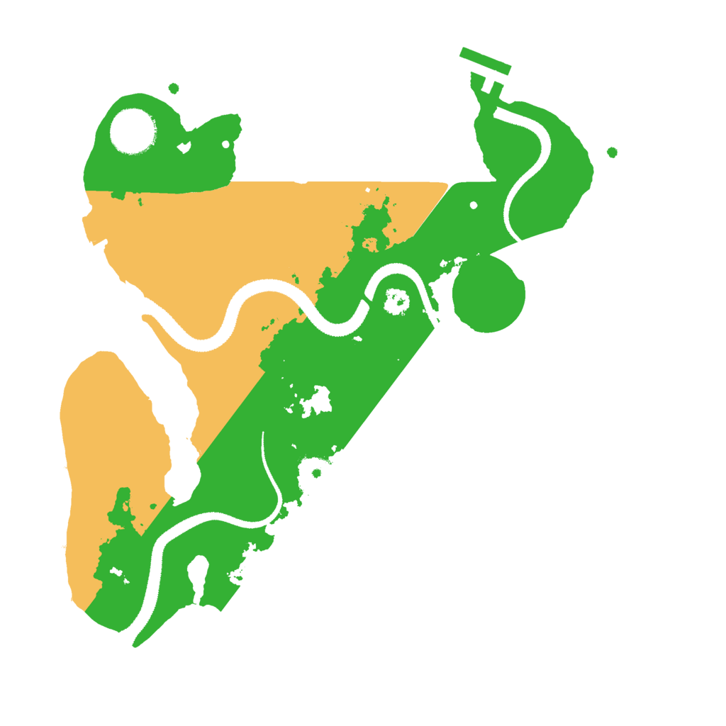 Biome Rust Map: Procedural Map, Size: 2800, Seed: 1020308